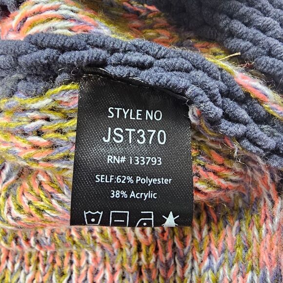 POL Oversized Knit Hooded Sweater‎ Women's Size Medium - Picture 8 of 13